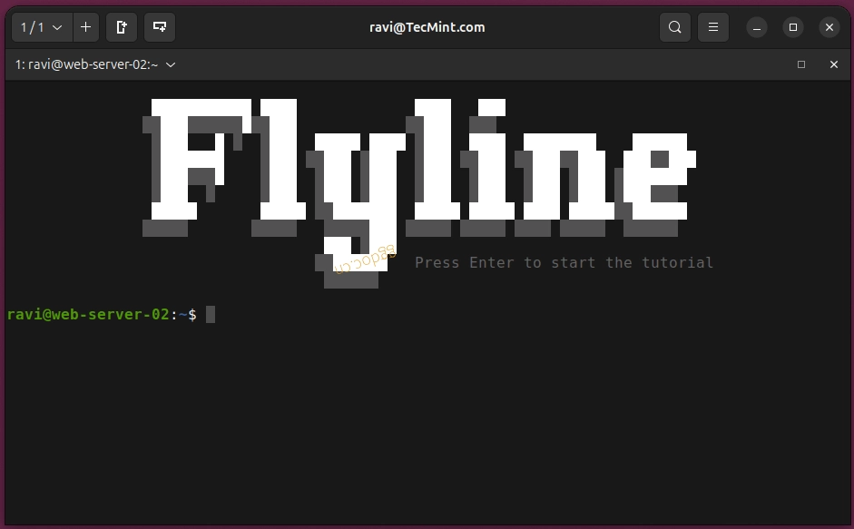 Flyline:为 Bash 添加语法高亮、模糊搜索和 AI 功能 Flyline 交互式教程