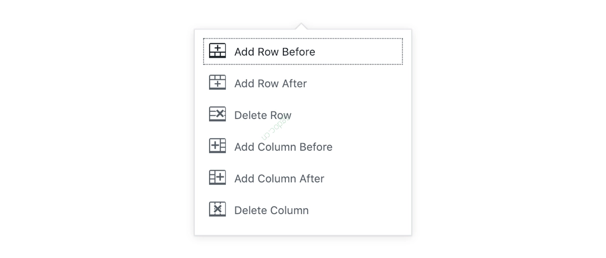 下拉菜单 展开的 DropdownMenu,包含一个 MenuItem 列表。