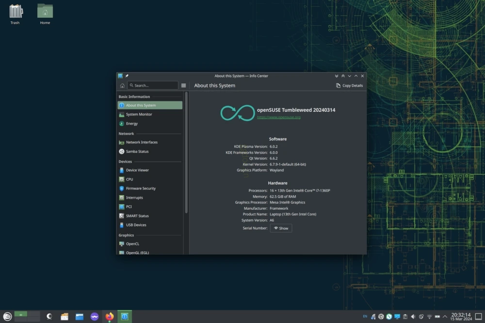 2026 年必试的 7 款搭载 KDE Plasma 桌面的 Linux 发行版 openSUSE KDE