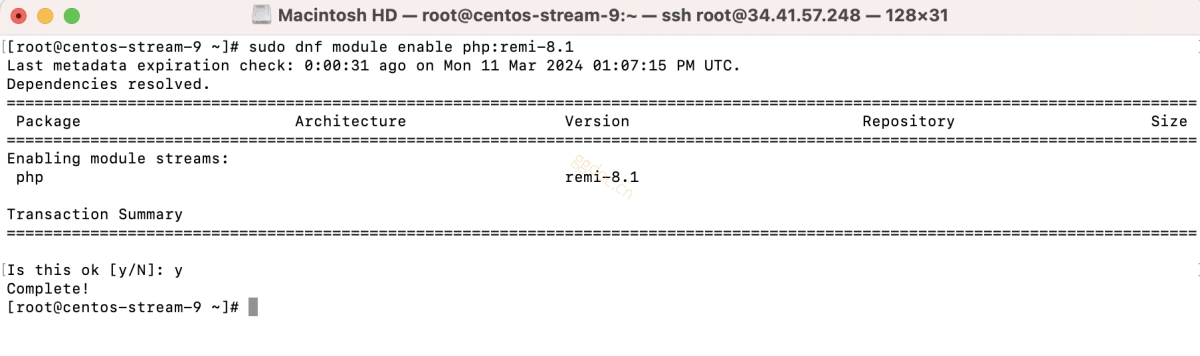 如何在 CentOS Stream 9 上安装 PHP 8.1 如何在 CentOS Stream 9 上安装 PHP 8.1