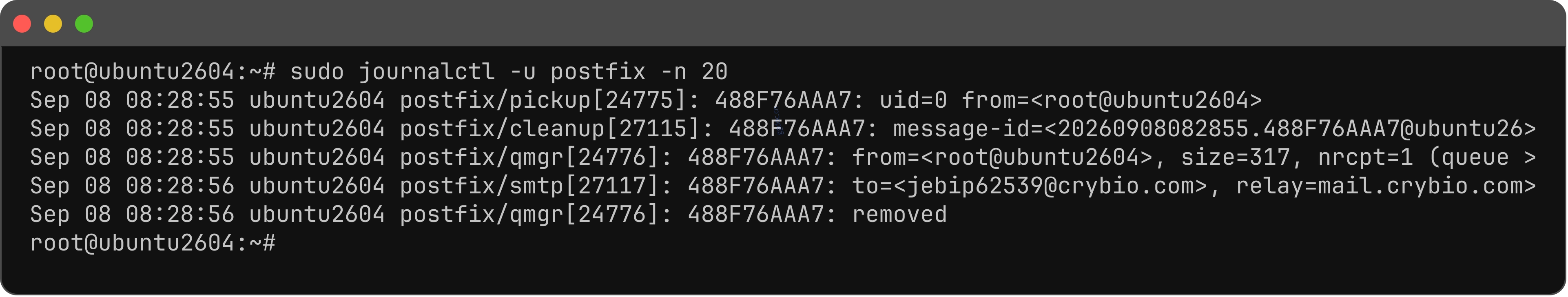 如何在 Ubuntu 26.04 上安装和配置 Postfix