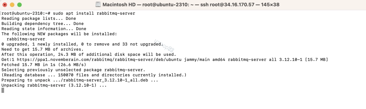 如何在 Ubuntu 23.10 上安装 RabbitMQ 如何在 Ubuntu 23.10 上安装 RabbitMQ