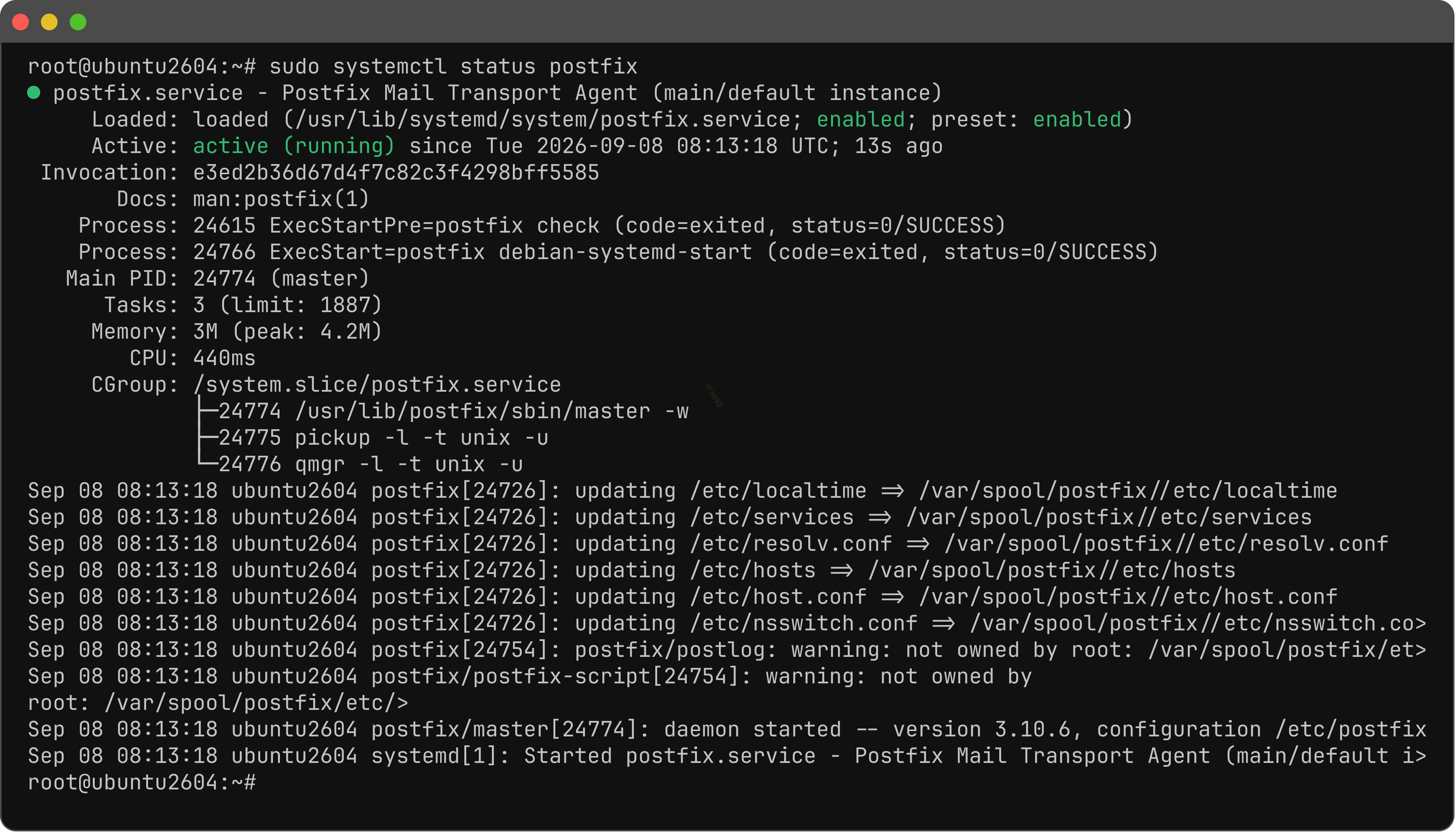 如何在 Ubuntu 26.04 上安装和配置 Postfix