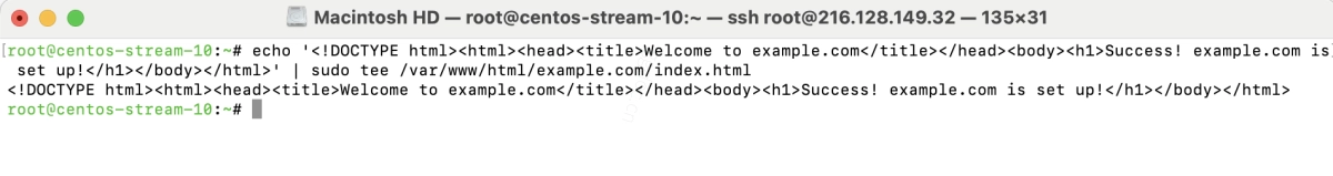 如何在 CentOS Stream 10 上设置 Nginx 服务器块（Server Blocks）