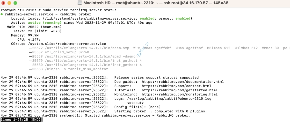如何在 Ubuntu 23.10 上安装 RabbitMQ 如何在 Ubuntu 23.10 上安装 RabbitMQ