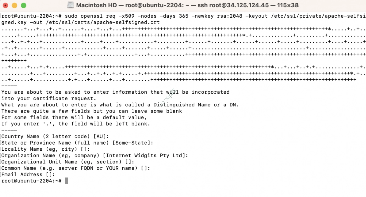 如何在 Ubuntu 22.04 上为 Apache 配置 SSL 如何在 Ubuntu 22.04 上为 Apache 配置 SSL