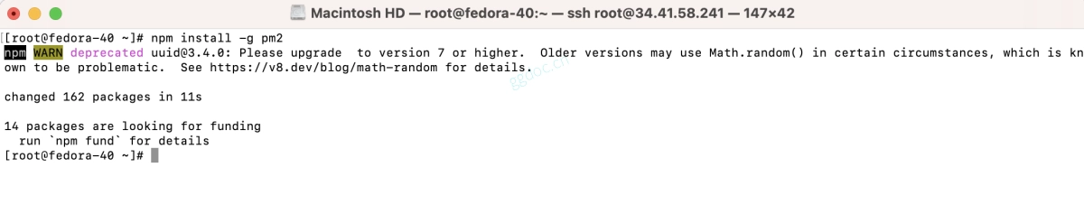 如何在 Fedora 40 上使用 PM2 部署 React 应用
