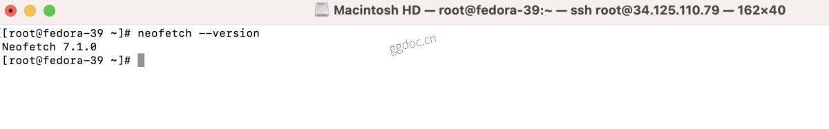 如何在 Fedora 39 上安装 neofetch