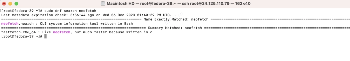 如何在 Fedora 39 上安装 neofetch