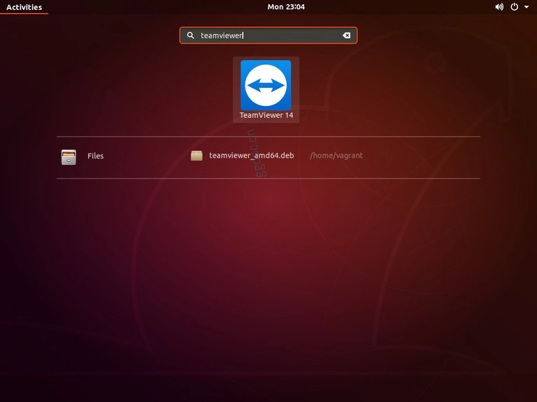 如何在 Ubuntu 18.04 上安装 TeamViewer Ubuntu 打开 TeamViewer