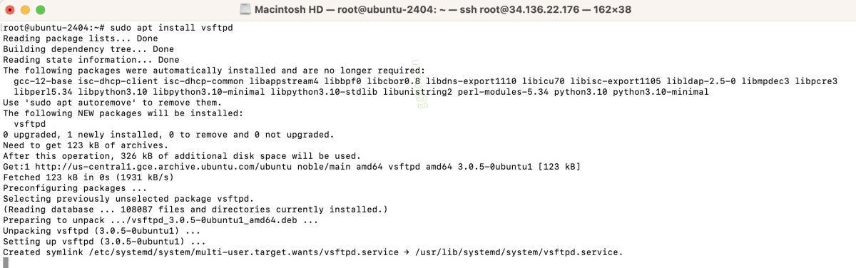 如何在 Ubuntu 24.04 上安装 vsftpd FTP 服务器 如何在 Ubuntu 24.04 上安装 vsftpd FTP 服务器