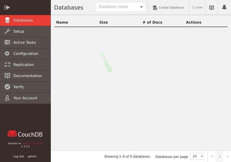 如何在 CentOS 8 上安装 CouchDB CouchDB Fauxton