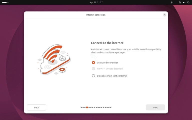 如何安装Ubuntu 26.04 Ubuntu 26.04 安装程序网络连接界面